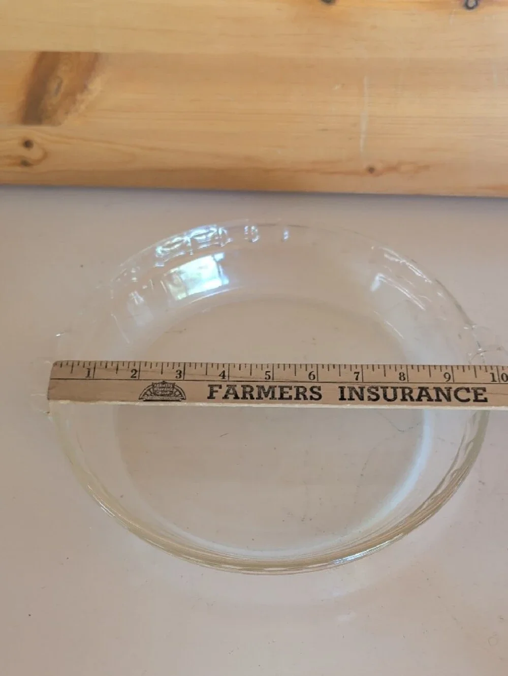 Pyrex clear glass